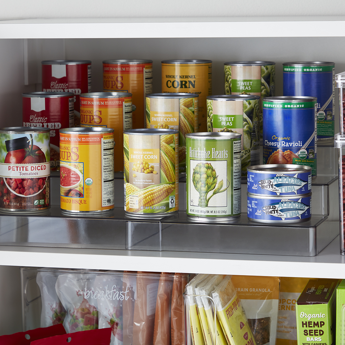 3 tier discount pantry shelf organizer